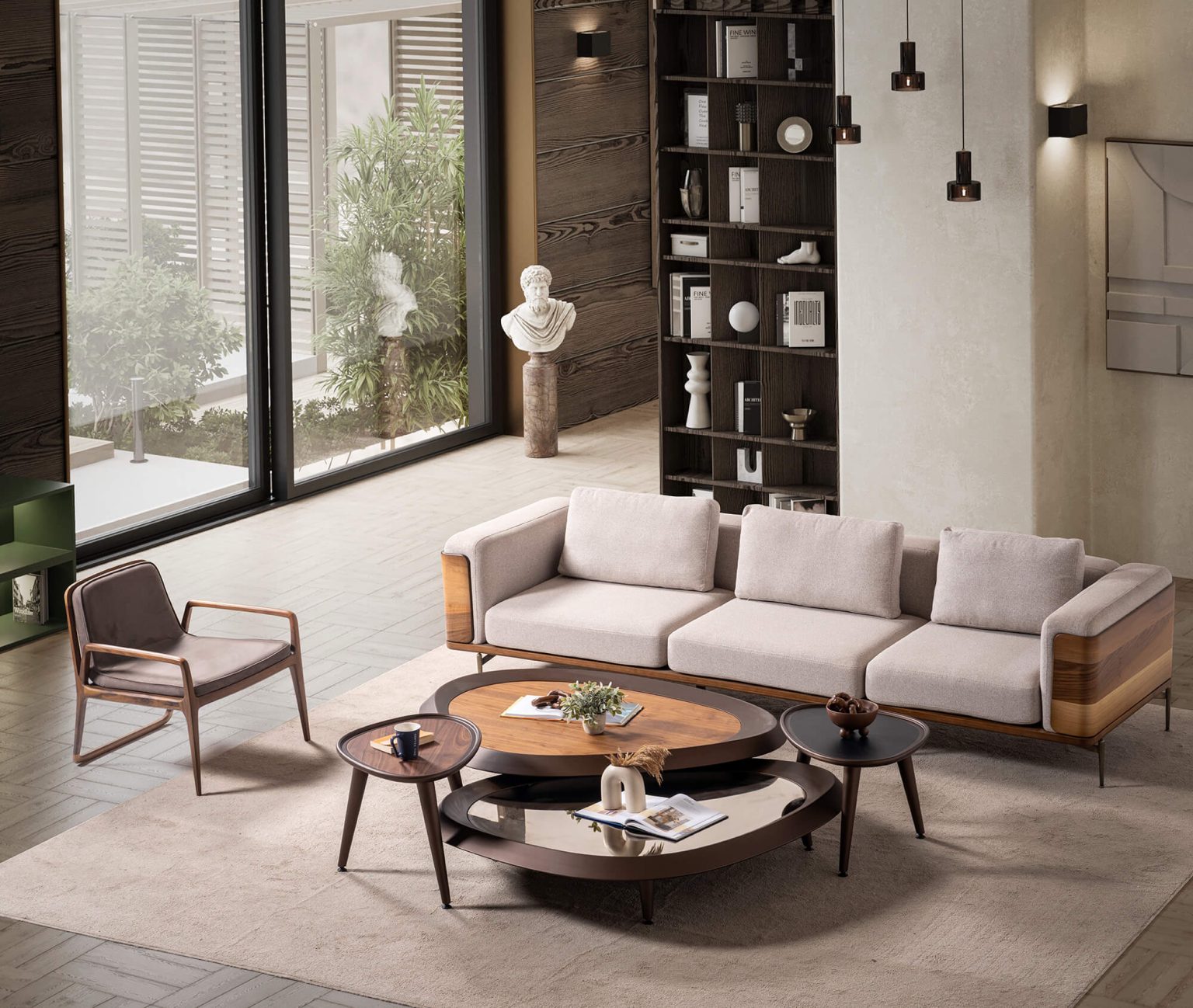 Nexa 2’li Servis Sehpa - Görsel 3