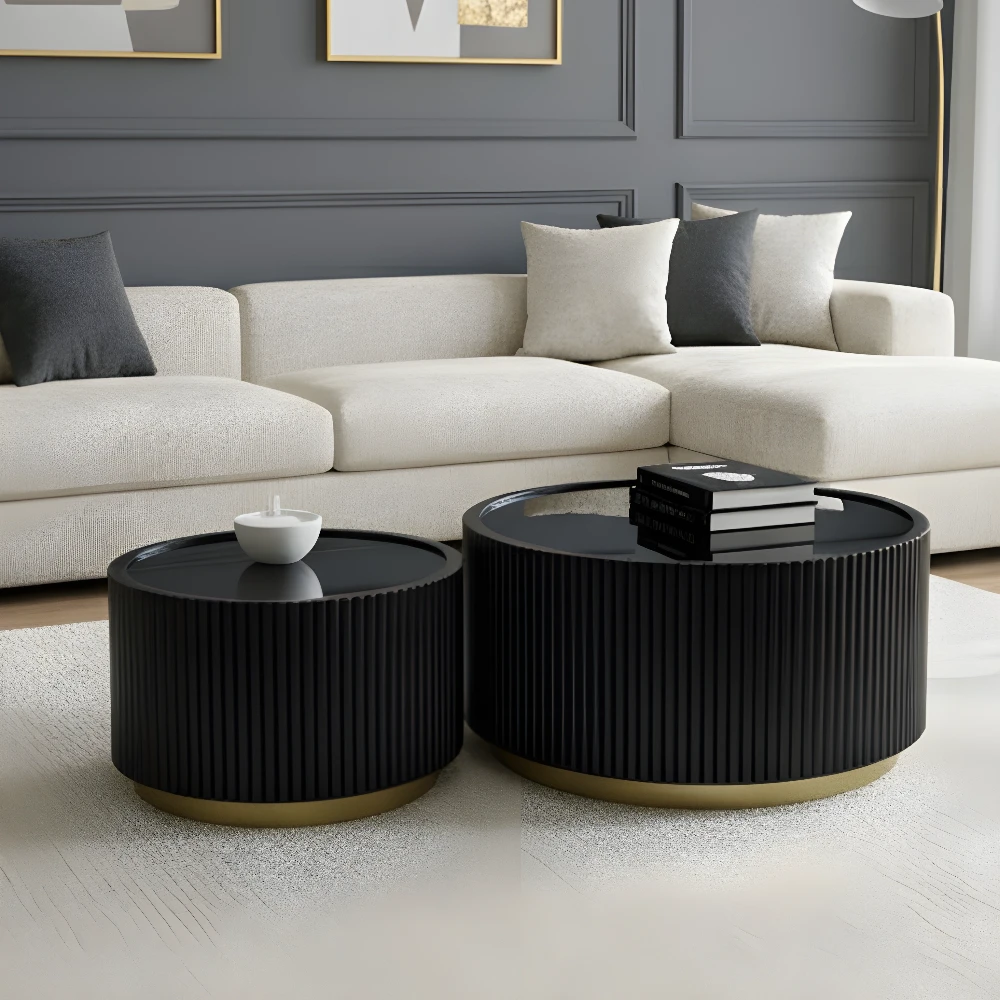 Marjin Orta Sehpa Siyah - Görsel 3