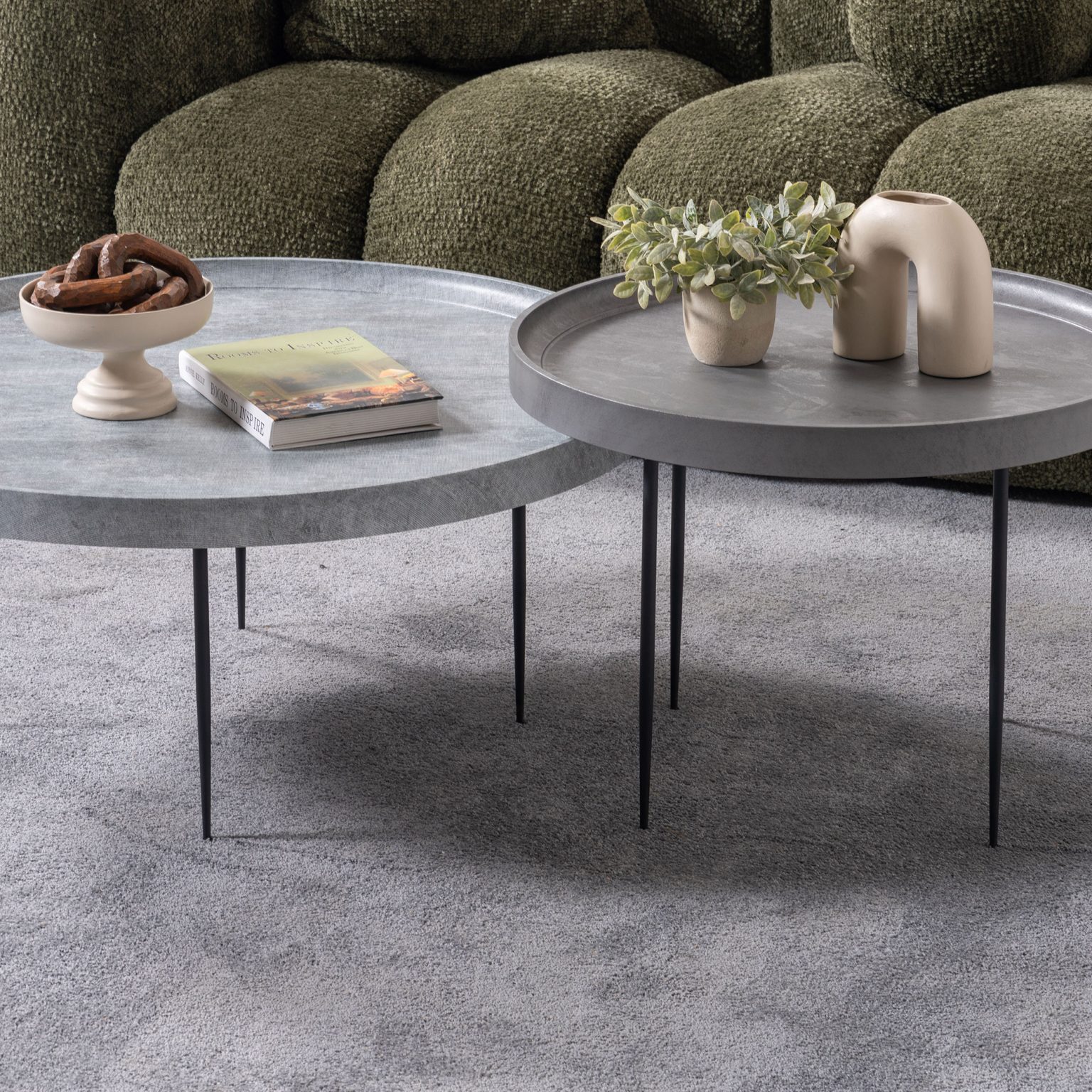 Leona 3’lü Orta Sehpa - Görsel 5