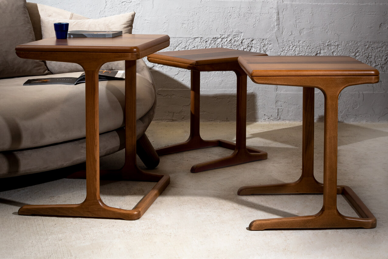 Sansa 3’lü servis sehpa - Görsel 3