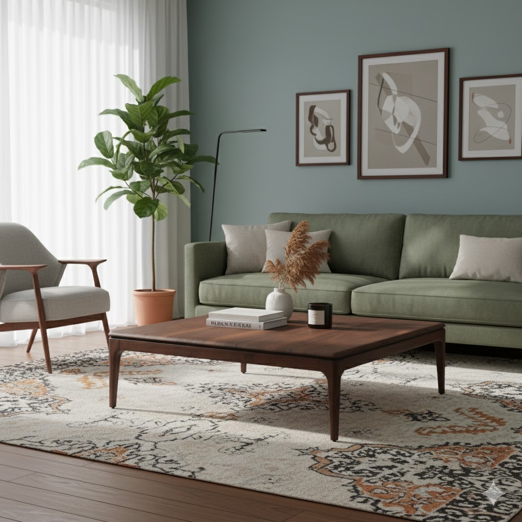 Nokta Orta Sehpa Dikdörtgen - Görsel 2