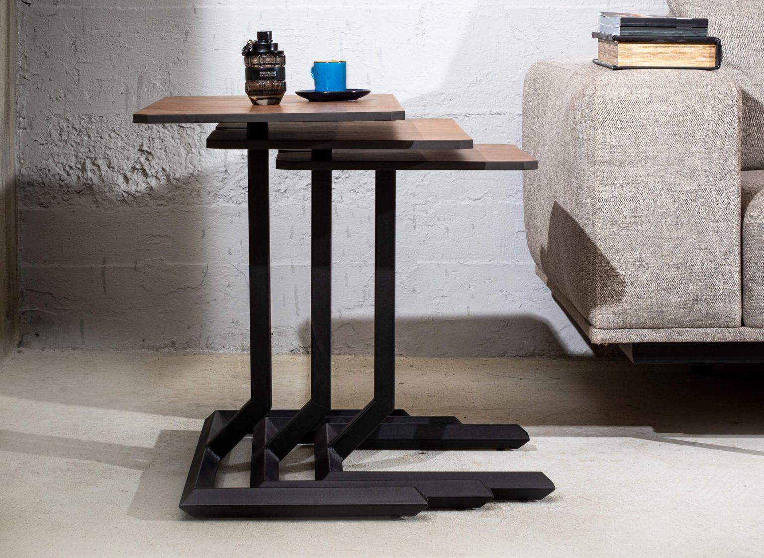 Trias 3’lü servis sehpa - Görsel 3