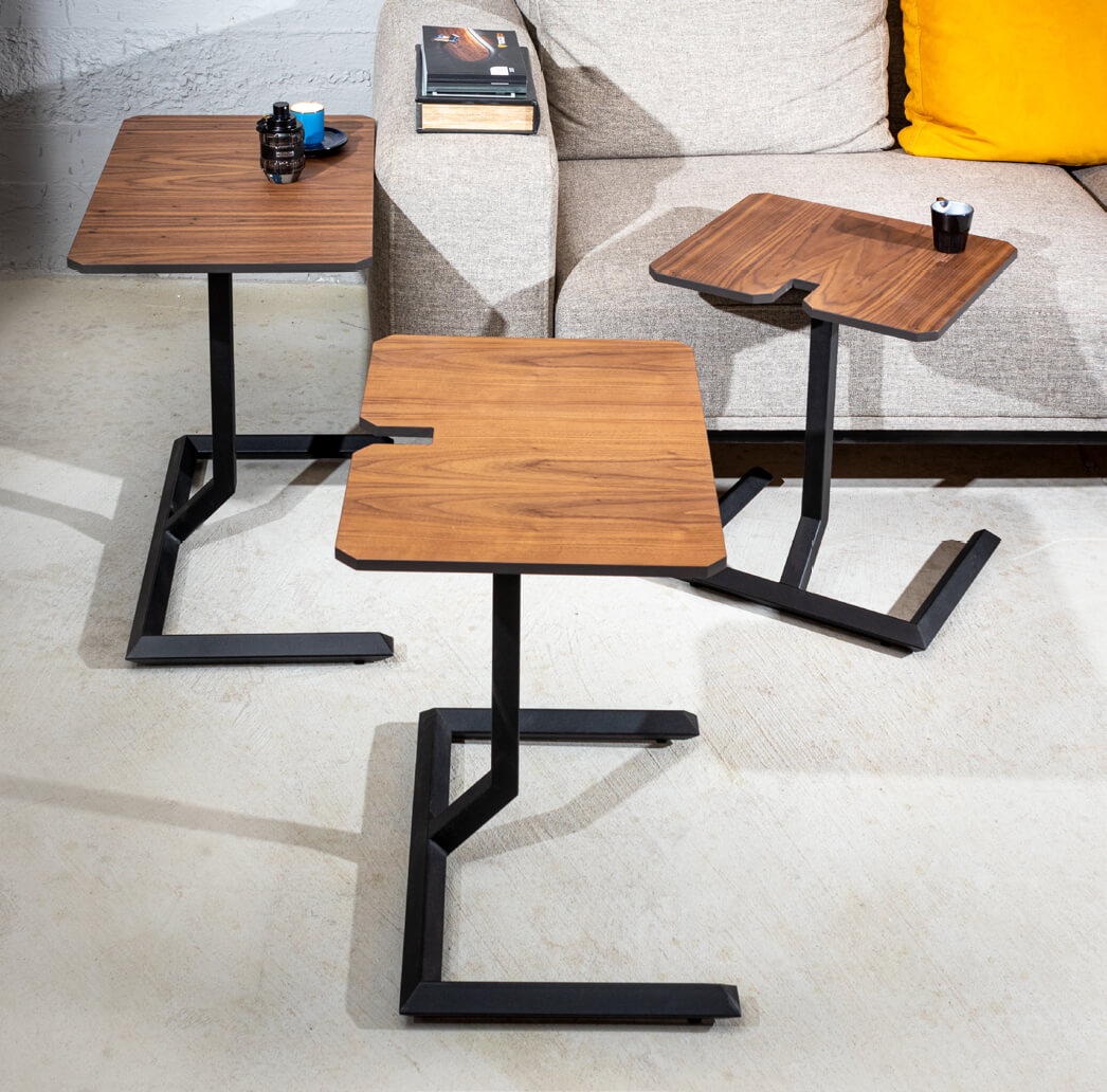 Trias 3’lü servis sehpa - Görsel 4