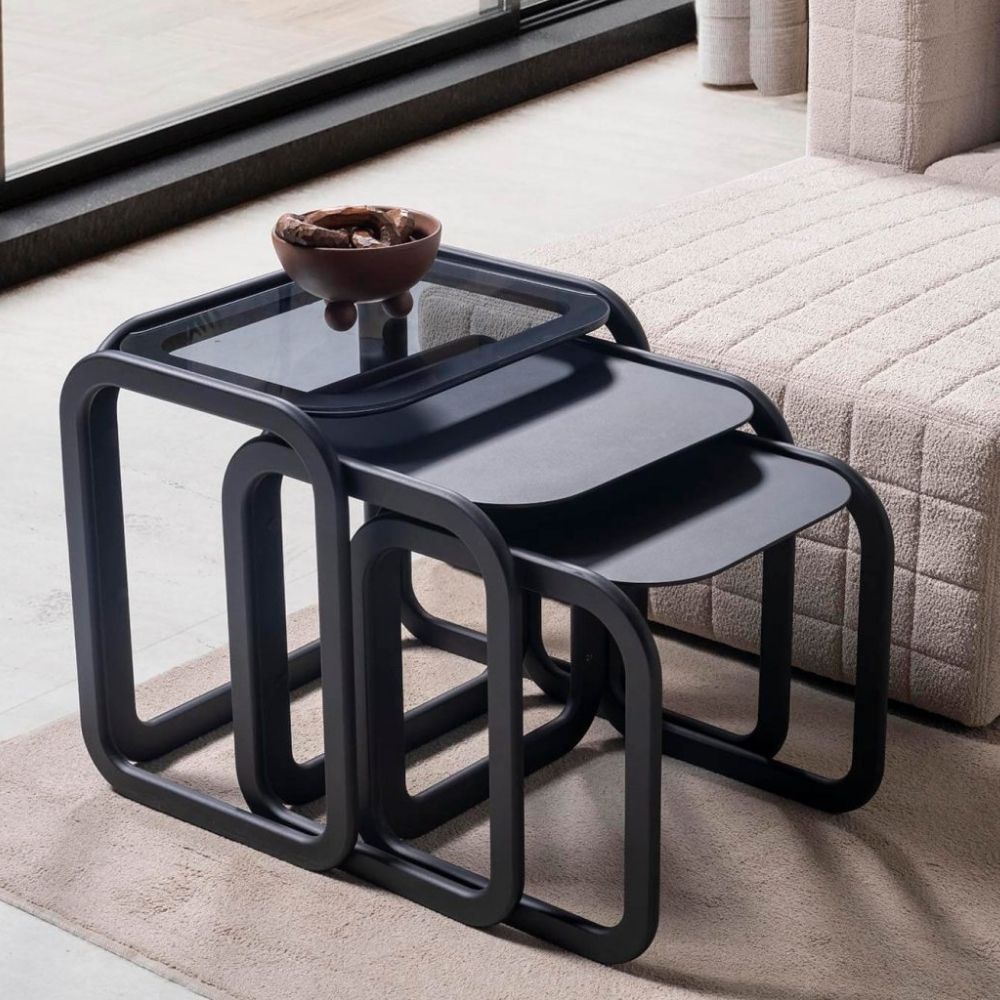 Viento 3'lü Zigon Sehpa - Görsel 2